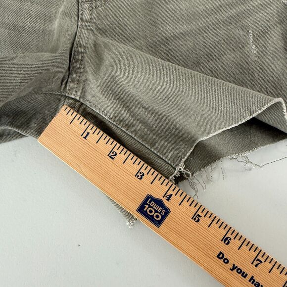Universal Thread Vintage Midi Stretch Shorts Dusty Olive Green Women's 2 / 26 - Picture 10 of 12